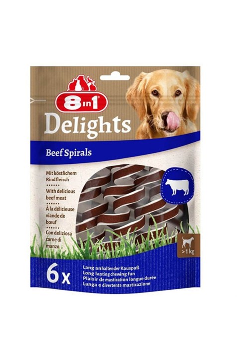 8IN1 DELIGHTS BEEF SPIRALS