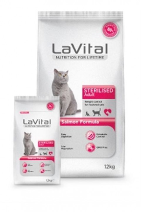 Somonlu Kısırlaştırılmış Yetişkin Kuru Kedi Maması 12 Kg