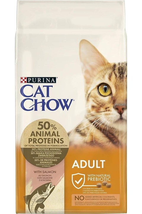 Cat Chow Adult Somonlu Kedi Maması-15Kg