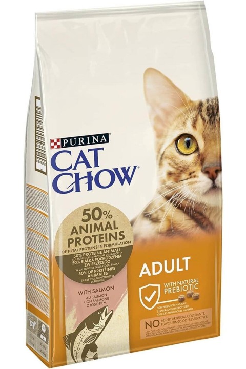 Cat Chow Adult Somonlu Kedi Maması-15Kg