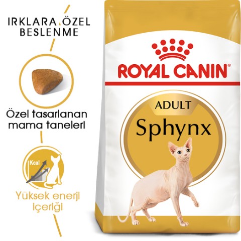 Royal Canin Sphynx Adult Tüysüz Yetişkin Kedi Maması 2 Kg Royal Canin Sphynx Adult Tüysüz Yetişkin Kedi Maması 2 Kg