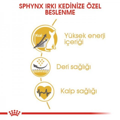 Royal Canin Sphynx Adult Tüysüz Yetişkin Kedi Maması 2 Kg Royal Canin Sphynx Adult Tüysüz Yetişkin Kedi Maması 2 Kg