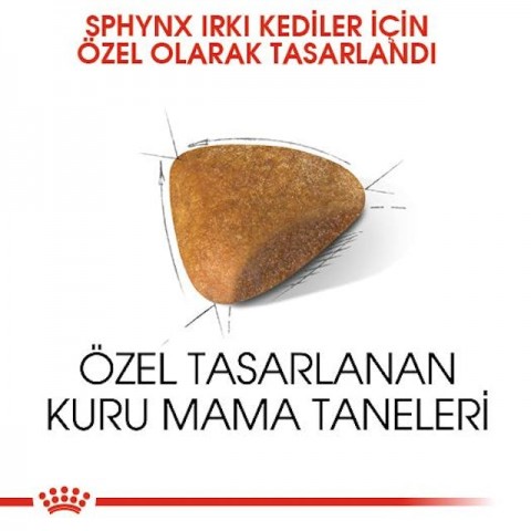 Royal Canin Sphynx Adult Tüysüz Yetişkin Kedi Maması 2 Kg Royal Canin Sphynx Adult Tüysüz Yetişkin Kedi Maması 2 Kg