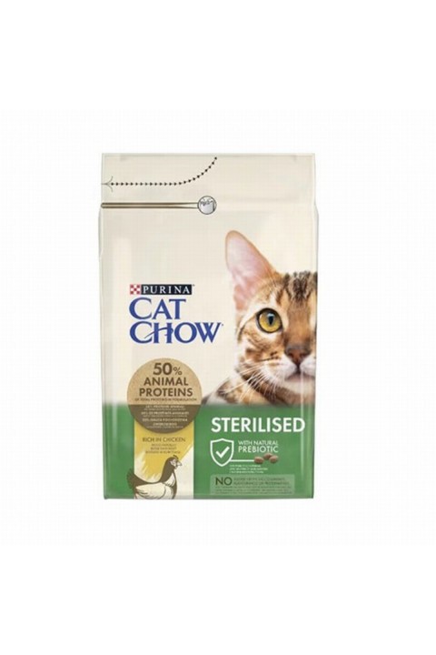 Cat Chow Ster Tavuklu Kedi Maması-3Kg