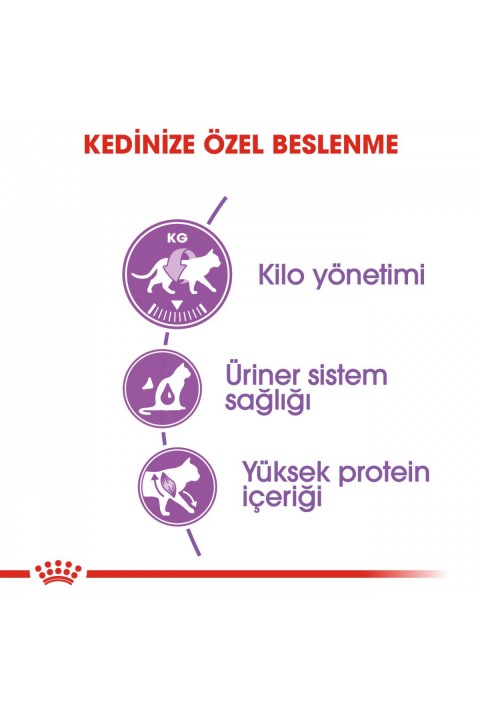 Sterilised 37 Kısırlaştırılmış Yetişkin Kedi Maması 15 Kg
