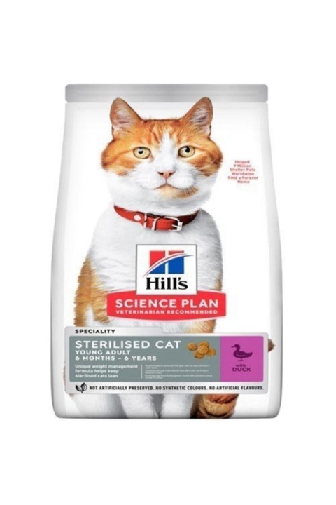 Hill's SP Ördekli Kısırlaştırılmış Yetişkin Kedi Maması 1.5KG