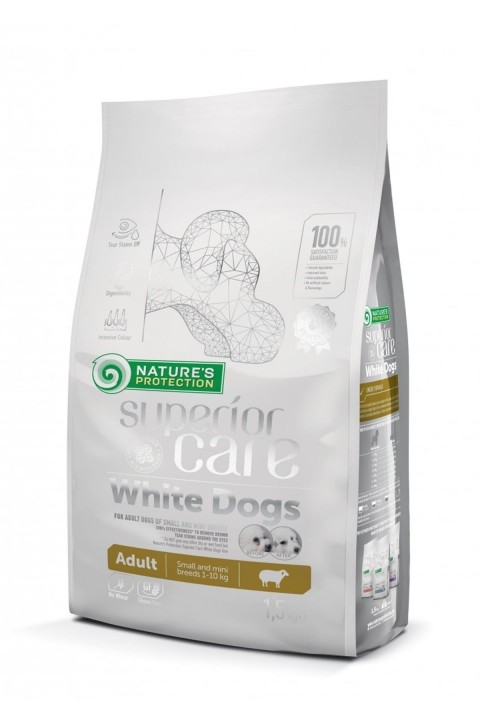Natures Protection Superior Care White Dogs Glutensiz Kuzu Etli Yetişkin Köpek Maması 17 Kg