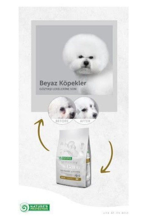 Natures Protection Superior Care White Dogs Glutensiz Kuzu Etli Yetişkin Köpek Maması 10kg
