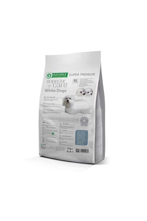 Natures Protection Superior Care White Dogs Tahılsız Alabalıklı Yetişkin Beyaz Köpek Maması 1.5 Kg