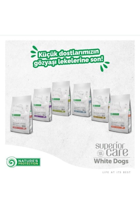 Natures Protection Puppy White Dogs Starter(Başlangıç) Somonlu Tahılsız Beyaz Yavru Köpek Maması 1.5 Kg