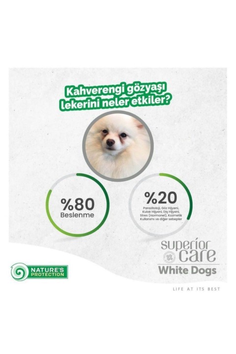 Natures Protection Puppy White Dogs Starter(Başlangıç) Somonlu Tahılsız Beyaz Yavru Köpek Maması 1.5 Kg