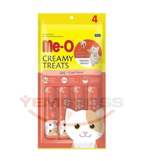 TR5CACH4815 Me-O Creamy Treat Yengeç & Ton Balığı Kedi Ödülü 4x15gr
