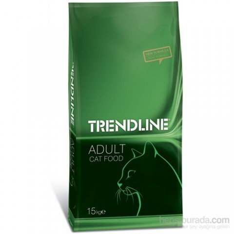 TRENDLINE TAVUKLU YETISKIN KEDI MAMASI 15 KG