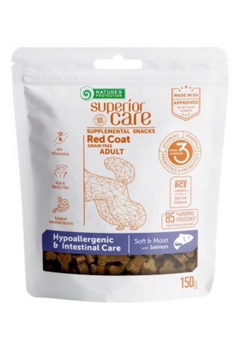 Natures Protection Red Coat Snacks Kızıl Tüylü Tahılsız Köpek Ödülü 150 Gr
