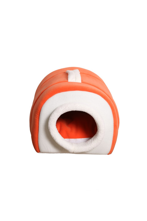 Taşınabilir Kedi Yatağı Yuvası Kahverengi Yıkanabilir Taşınabilir