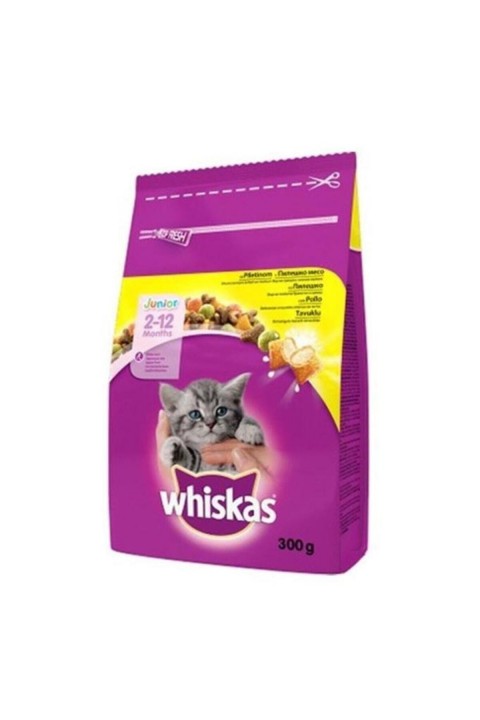 Whiskas Yavru Tavuklu Kedi Maması - 300Gr