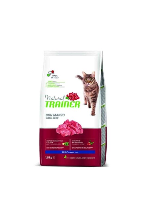 Natural Traıner Cat Adult Beef 1,5 Kg