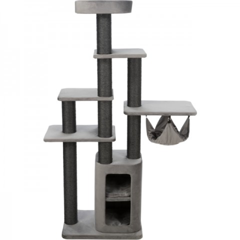 Trixie Kedi Oyun Evi ve Tırmalama Kulesi, 186cm, Gri