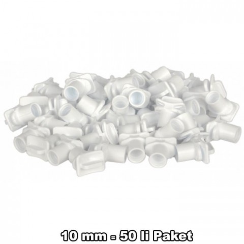 Tünek Başlığı 10mm 50'li