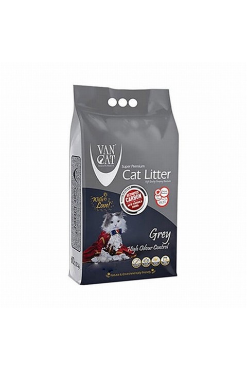 Vancat Aktif Karbon Grey Kedi Kumu 10Lt