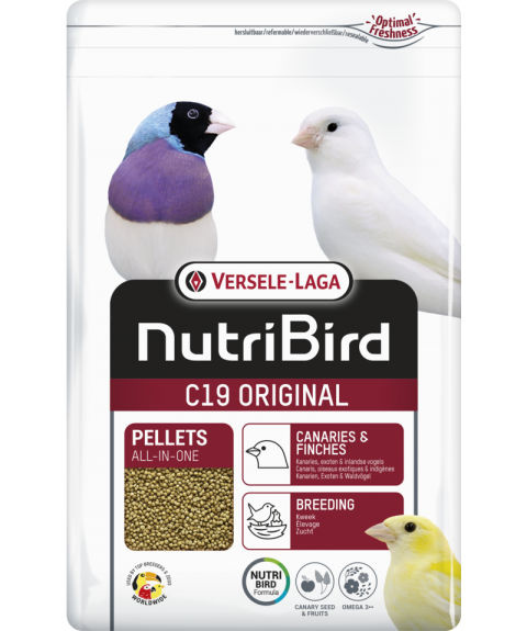 Versele Laga Nutribird C19 Original Kanarya Finch Pelet Yem 3 Kg