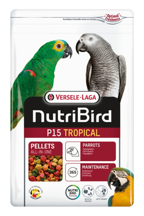 Versele Laga Nutrıbırd P15 Tropıcal Papağan Pelet Yem 10kg