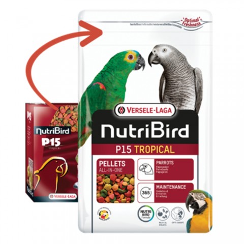 Versele Laga Nutribird P15 Tropıcal Pelet Papağan Yemi 1 Kg
