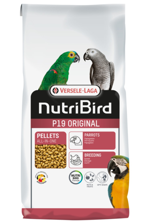 Versele Laga Nutrıbırd P19 Orıgınal Papağan Pelet Yem 10kg