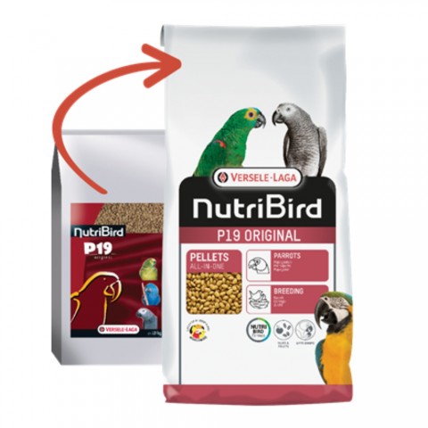 Versele Laga Nutribird P19 Original Pelet Papağan Yemi 10 Kg