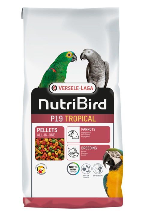 Versele Laga Nutrıbırd P19 Tropıcal Papağan Pelet Yem 10kg