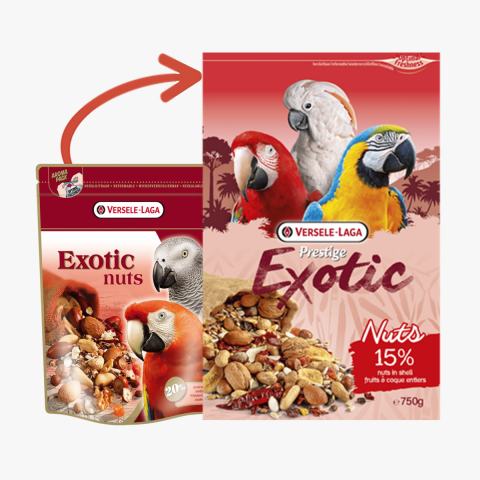 Versele Laga Prestıge Exotıc Nuts Papağan&paraket  Kuruyemiş Karışımı 750 G.