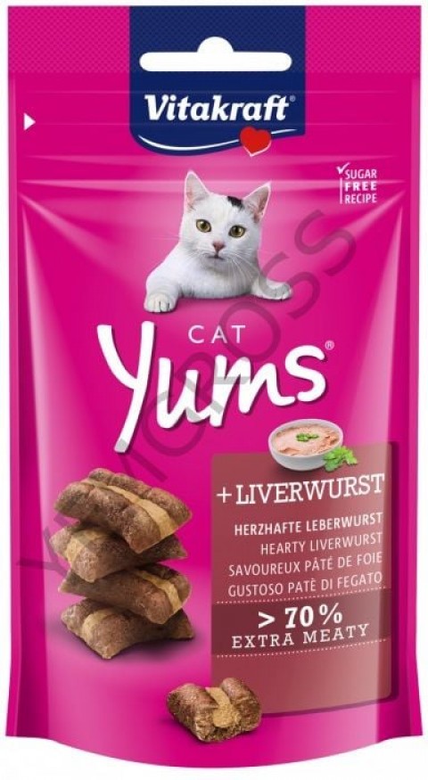 Vitakraft Yumuşak Kedi Ödül Ciğerli 40Gr 9