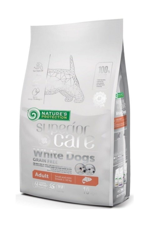 Natures P. White Dogs Tahılsız Somonlu Yetişkin Beyaz Köpek Maması 1.5 Kg