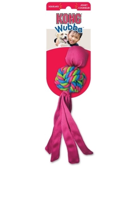 Kong Wubba Weaves Sesli Köpek Oyuncağı L 34cm