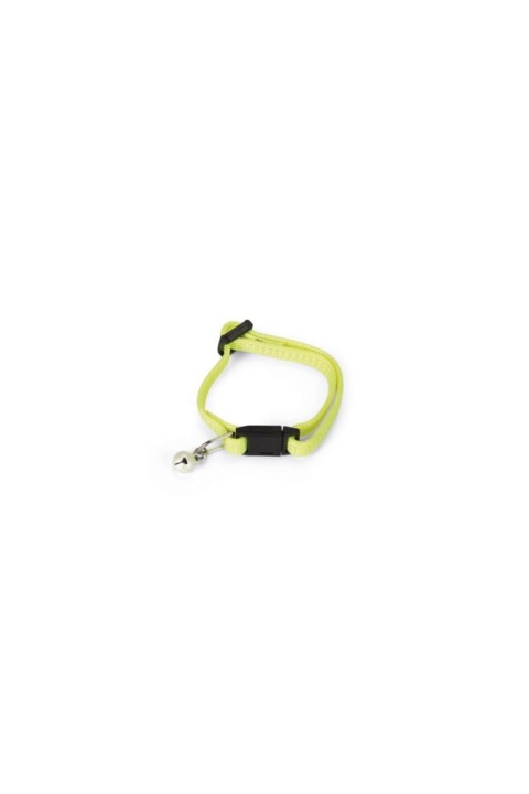 Beeztees Yavru Kedi Boyun Tasması, Zilli, Sarı, 15-23cm