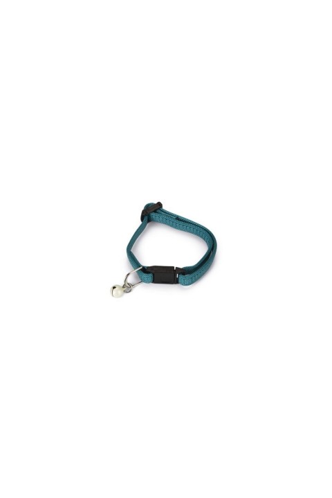 Beeztees Yavru Kedi Boyun Tasması, Zilli, Yeşil, 15-22cm