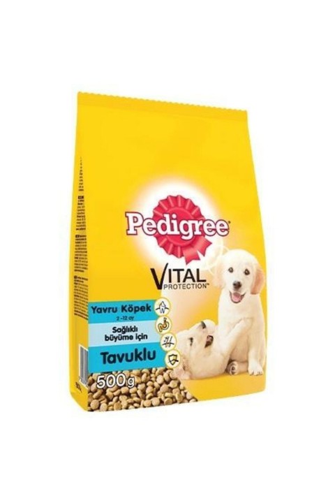 Pedigree Yavru Kümes Hayvanı&Pirinç Köpek Maması - 500Gr