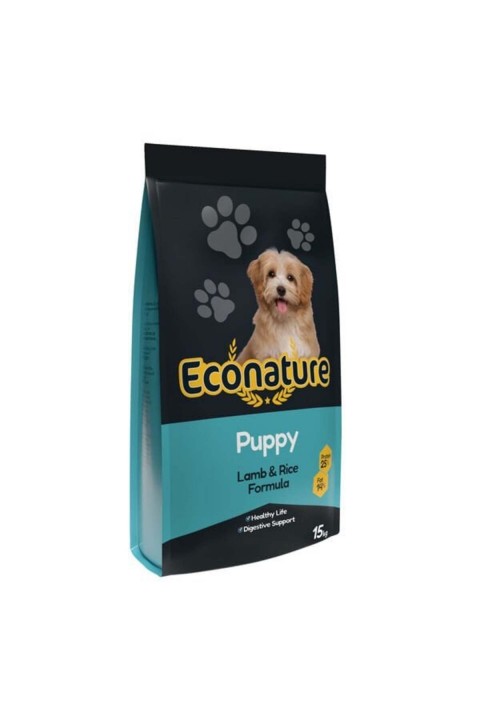 Econature Yavru Kuzu Etli Köpek Maması - 15 Kg