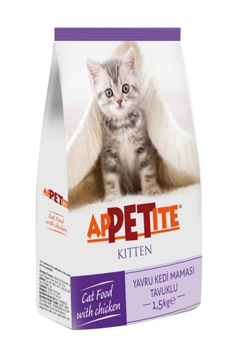 APPETITE YAV.TAVUKLU KEDI1.5KG